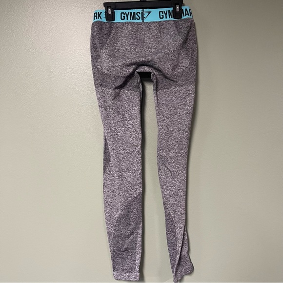 Gymshark Flex Leggings Blue/Marl - Picture 2 of 3